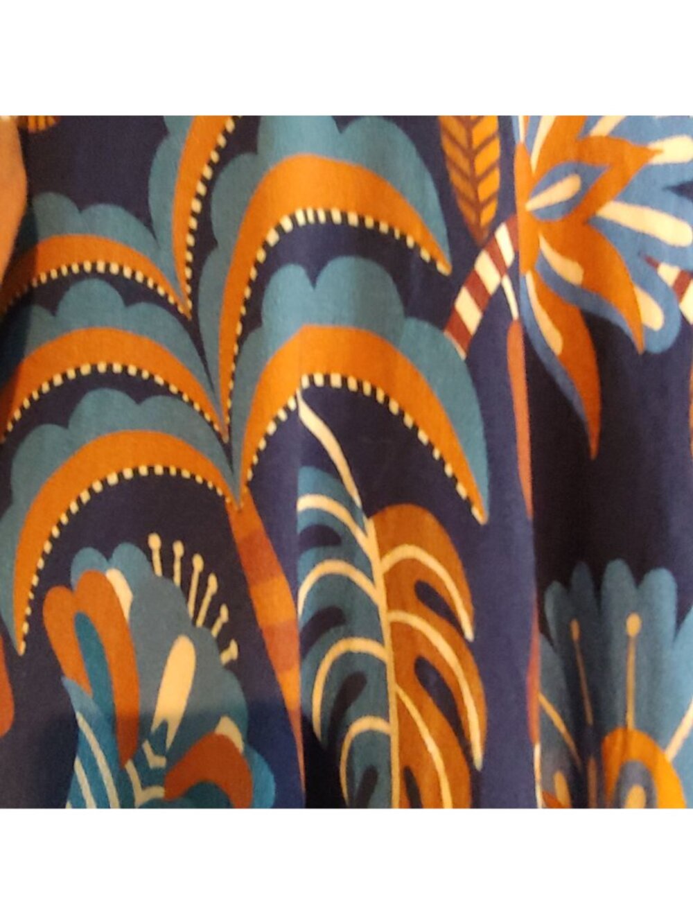 Farm Rio Faux Wrap Maxi Dress Tiger Jungle Floral Animal Print Boho L Art Fairy - Picture 11 of 15